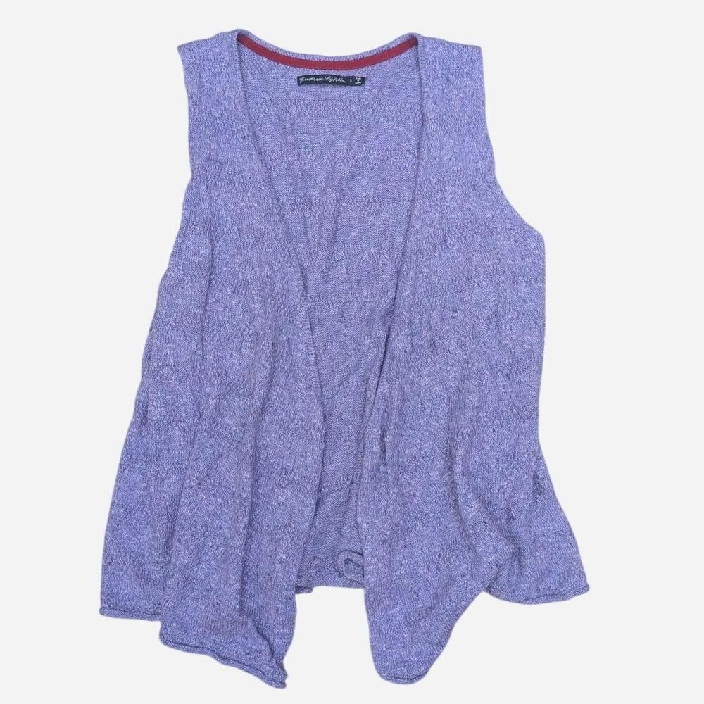 Gudrun Sjoden linen blend Purple Vest
